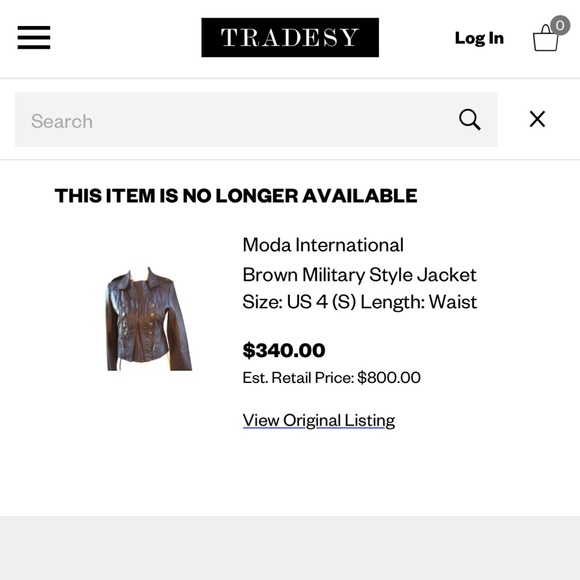 Victoria’s Secret MODA International | Genuine Leather Brown Jacket | Small - Picture 14 of 15